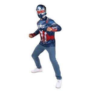 NIP. MARVEL Adult Captain America Costume